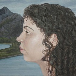 Oil painting on linen canvas