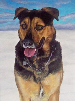Oil painting on linen canvas