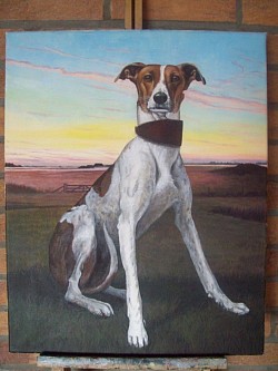 Oil painting on linen canvas