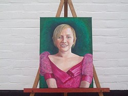 oil painting on linen canvas