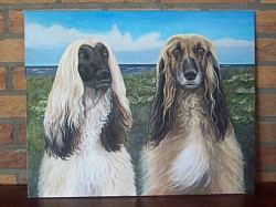 oil painting on linen canvas
