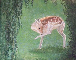 oil painting on linen canvas