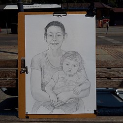 Mother and a child