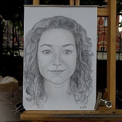 Portrait from a photo