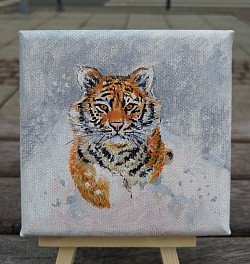 Miniature oil painting collectibles