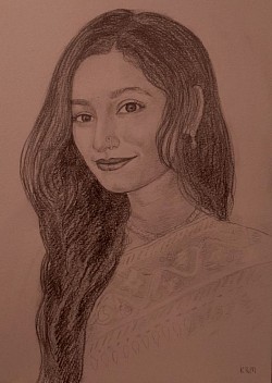 Portrait as a gift for a girlfriend